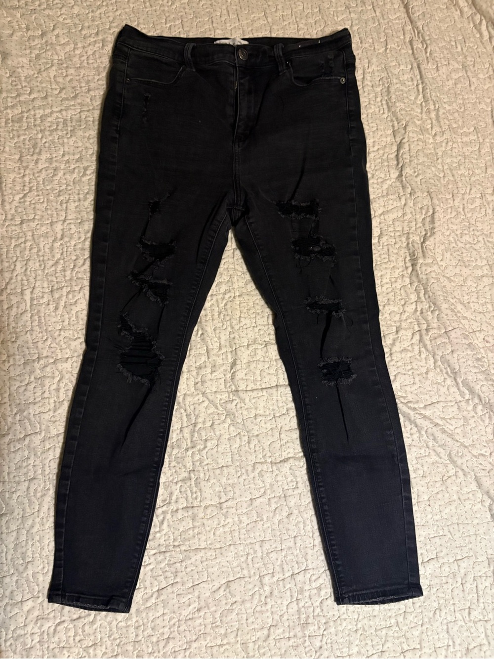 Mudd Black Distressed Skinny Jeans